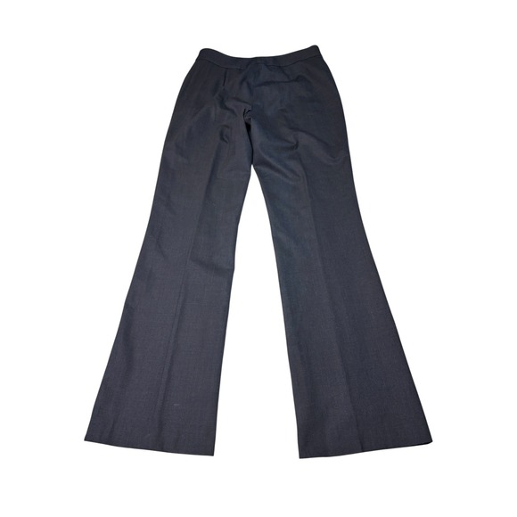 Banana Republic Harrison Trousers Womens 6 W30 L33 Gray Wool Blend Italy Wide - Picture 6 of 12